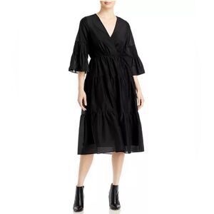 Kobi Halperin Sasha Midi Dress in Black, NWT, Size S